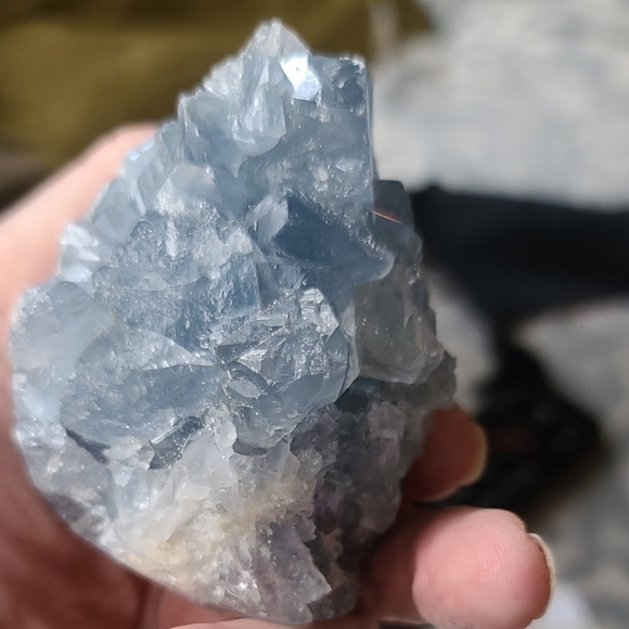 RARE BLUE Celestite crystal Chunk - Picture 5 of 8